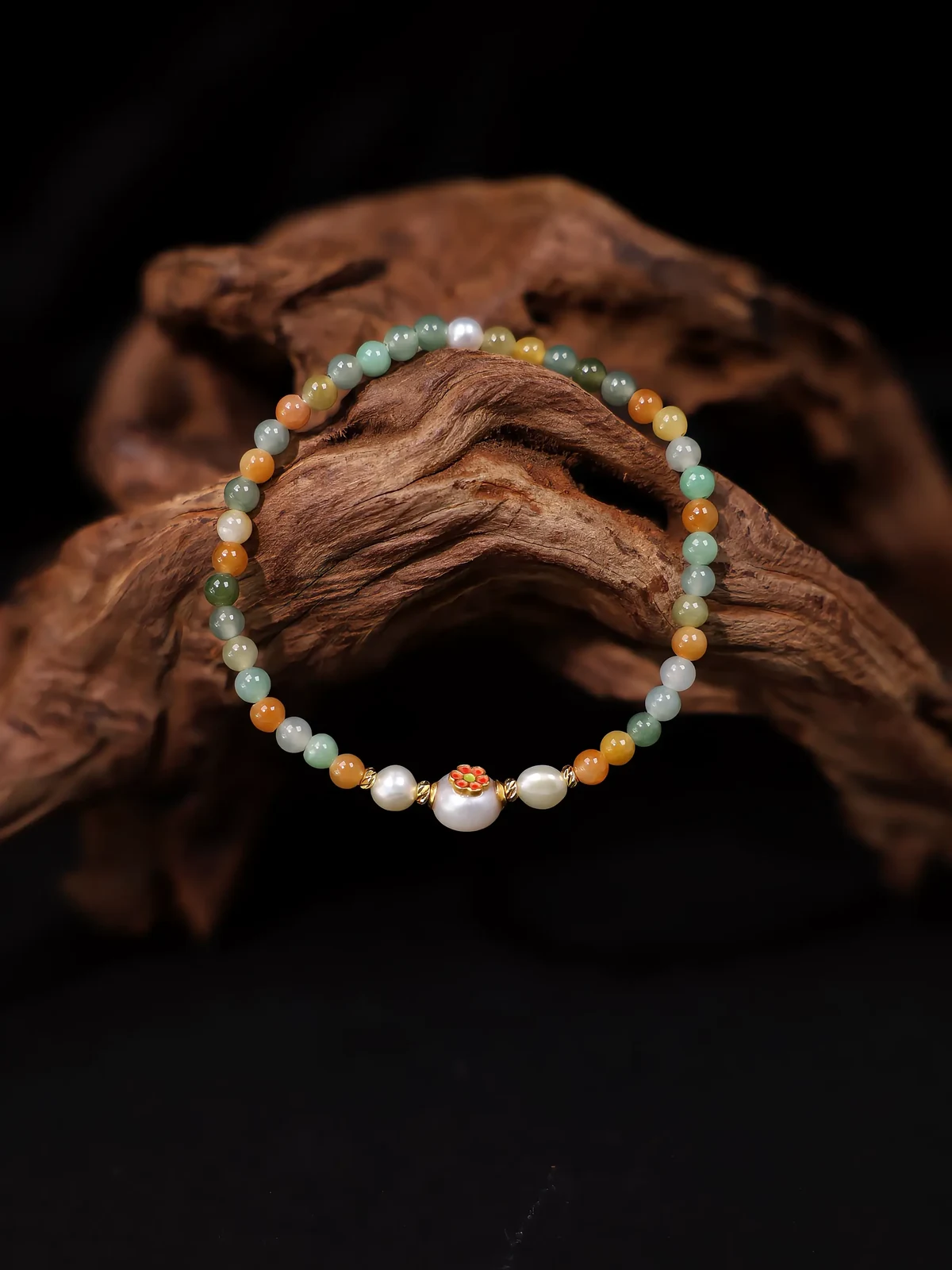 Fuyaoqingcui Serenity Jadeite Bracelet