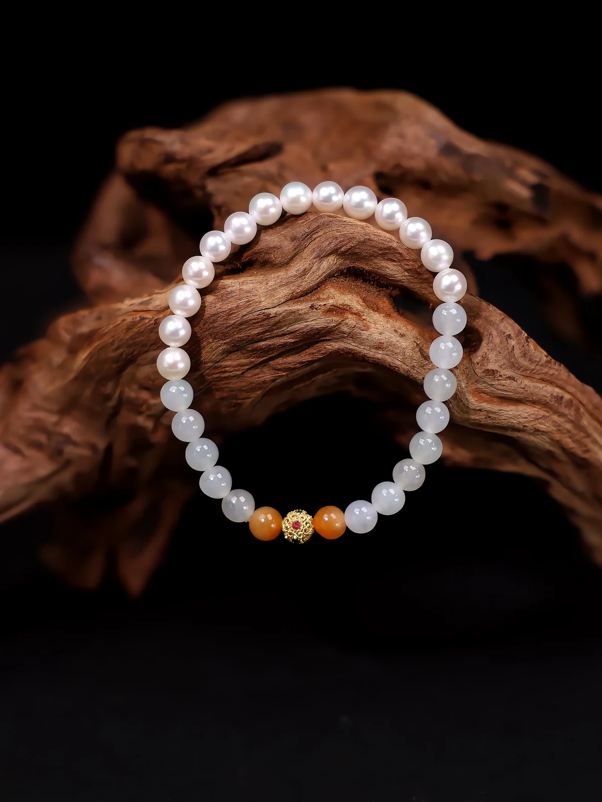 Fuyaoqingcui Lucky Charm Jadeite Bracelet