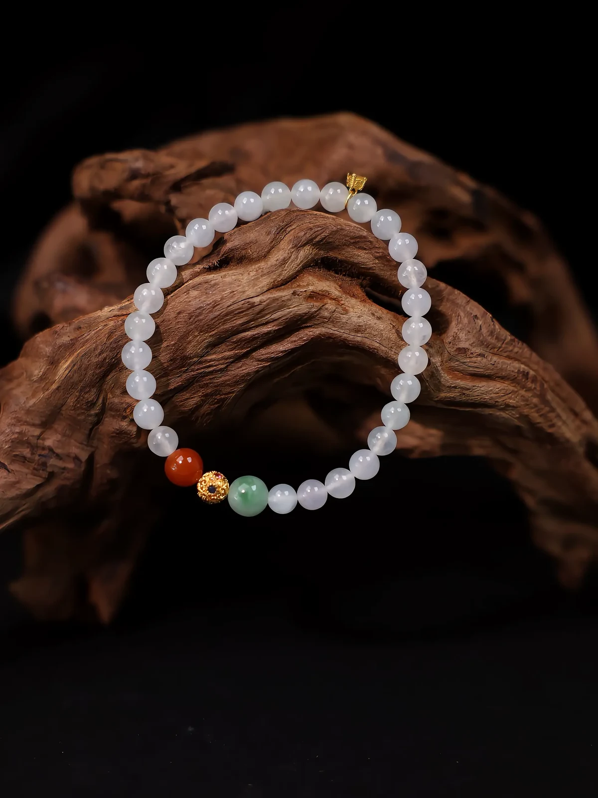 Fuyaoqingcui Prosperity Jadeite Bracelet